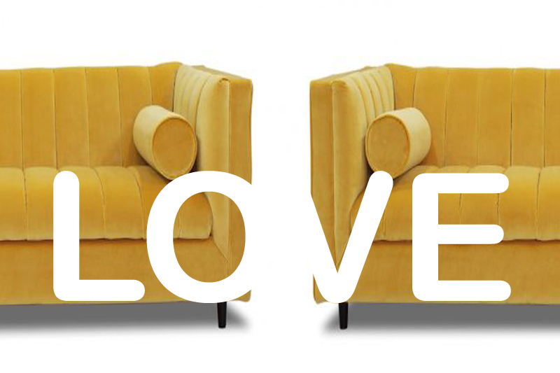 We love the loveseat