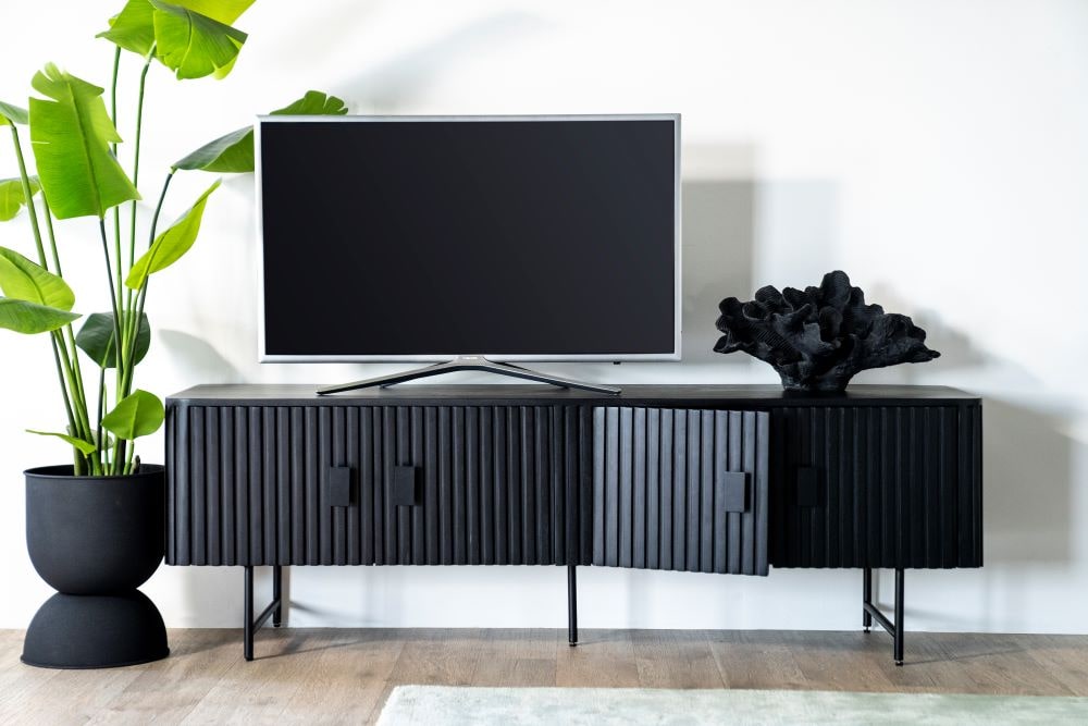 prachtig zwart tv meubel bij ameubel