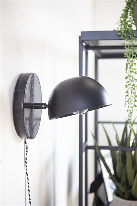 zwarte wandlamp