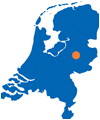 Locatie op kaart Woonwinkel Apeldoorn A-Meubel