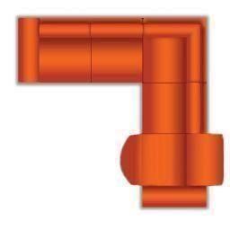 2 Zits + Hoek + 2 Zits met (1X VSR Relaxfunctie)