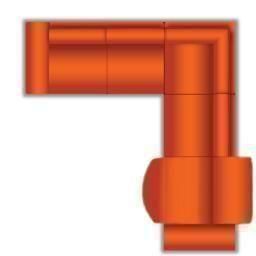 2.5 Zits + Hoek + 2.5 Zits met (1X VSR Relaxfunctie)