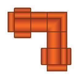 2 Zits (1x Relax VSL Incl. 1x Hoofdsteun) + Hoek + 2.5 Zits (1x Relax VSR Incl. 1x Hoofdsteun)