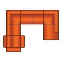 2 Zits (1x Relax VSL Incl. 1X Hoofdsteun) + Hoek + 2 Zits + Ottomaan