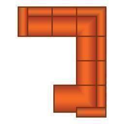 2 Zits + Haakse Hoek + 2 Zits + Longchair Klein