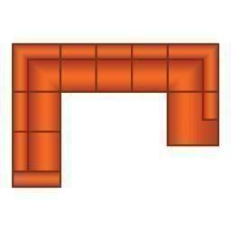 2 Zits + Hoek + 4 Zits + Ottomaan