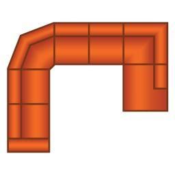 2 Zits + Trapeze Hoek + 2 Zits + Ottomaan