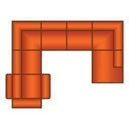 2.5 Zits (1x Relax VSL Incl. 1X Hoofdsteun) + Hoek + 3 Zits (2 delig)+ Ottomaan