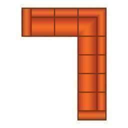 2.5 Zits + Haakse Hoek + 4 Zits (2 delig)