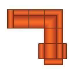 2.5 Zits + Hoek + 2.5 Zits (1x Relax VSR Incl. 1x Hoofdsteun)