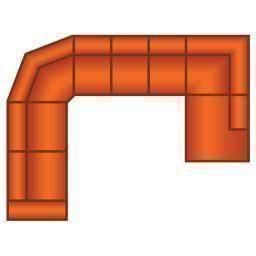 2.5 Zits + Trapeze Hoek + 3 Zits (3 Delig) + Ottomaan