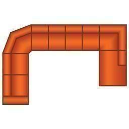 2.5 Zits + Trapeze Hoek + 4 Zits (2 delig) + Ottomaan