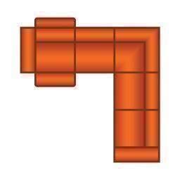 3 Zits (1x Relax VSL Incl. 1x Hoofdsteun) + Hoek + 2.5 Zits