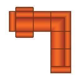 3 Zits (1x Relax VSL Incl. 1x Hoofdsteun) + Hoek + 3 Zits