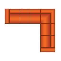 3 Zits (3 delig) + Hoek + 2 Zits (2 delig)