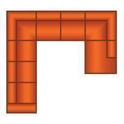 3 Zits (3 delig) + Hoek + 2 Zits + Ottomaan