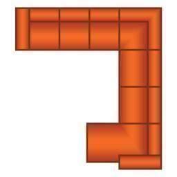 3 Zits (3 delig) + Hoek + 3 Zits + Longchair