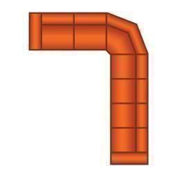 3 Zits + Trapeze Hoek + 4 Zits (2 delig)