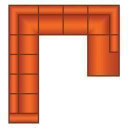 4 Zits (2 delig) + Haakse Hoek + 2 Zits + Ottomaan