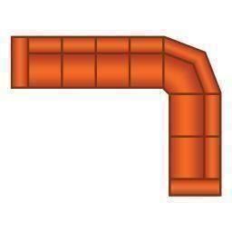 4 Zits (2 delig) + Trapeze Hoek + 2 Zits