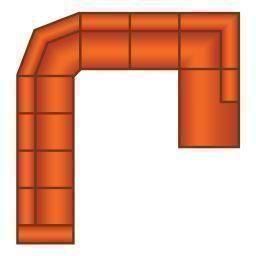 4 Zits (2 delig) + Trapeze Hoek + 3 Zits + Ottomaan