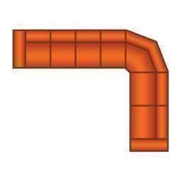 4 Zits (2 delig)  + Trapeze Hoek + 3 Zits