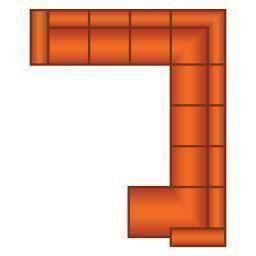 4 Zits + Hoek + 4 Zits + Longchair