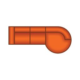 3 Zits + Longchair Rond