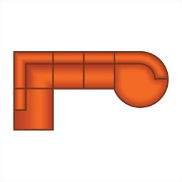 Ottomaan Klein + 2.5 Zits + Longchair Rond