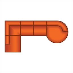 Ottomaan Klein + 3 Zits + Longchair Rond 