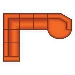 2.5 Zits + Hoek + 3 Zits + Ottomaan Rond