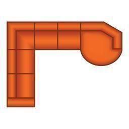 3 Zits + Hoek + 2.5 Zits + Ottomaan Rond