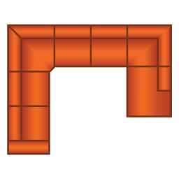 2 Zits + Hoek + 3 Zits + Ottomaan