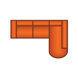 3 Zits + Longchair Rond