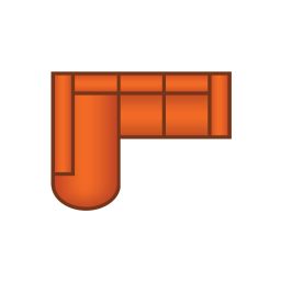 Longchair Rond + 2 Zits