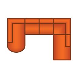 Ottomaan Klein Rond + 2.5 Zits + Ottomaan Groot