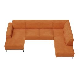 Longchair + 2.5 Zits + Ottomaan