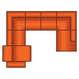 2 Zits (1x Relax) + Hoek + 2.5 Zits + Ottomaan