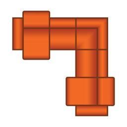 2 Zits (1x Relax) + Hoek + 3 Zits (1x Relax)