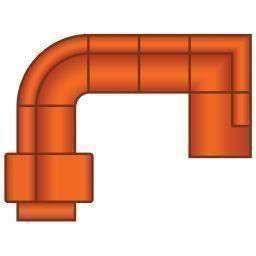 2 Zits (1x Relax) + Hoek Rond + 3 Zits + Ottomaan