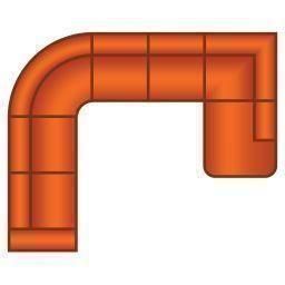 2 Zits + Hoek Rond + 2 Zits + Ottomaan Rond