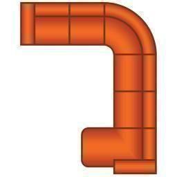 2 Zits + Hoek Rond + 3 Zits + Longchair Rond