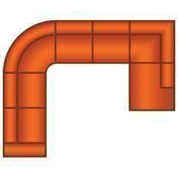 2.5 Zits + Hoek Rond + 3 Zits + Ottomaan