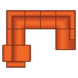 3 Zits (1x Relax) + Hoek + 2.5 Zits + Ottomaan