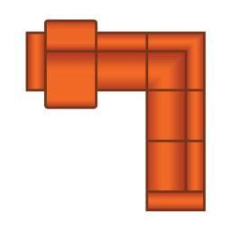 3 Zits (1x Relax) + Hoek + 3 Zits