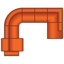 3 Zits (1x Relax) + Hoek Rond + 3 Zits + Ottomaan