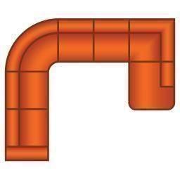 3 Zits + Hoek Rond + 2 Zits + Ottomaan Rond