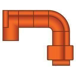 Longchair Groot + 3 Zits + Hoek Rond + 2 Zits (1x Relax)