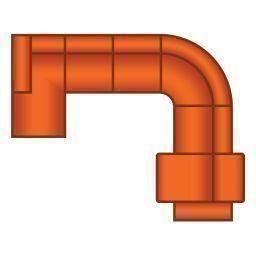 Longchair Klein + 2.5 Zits + Hoek Rond + 2.5 Zits (1x Relax)