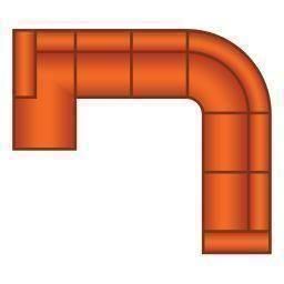 Longchair Klein + 2.5 Zits + Hoek Rond + 3 Zits